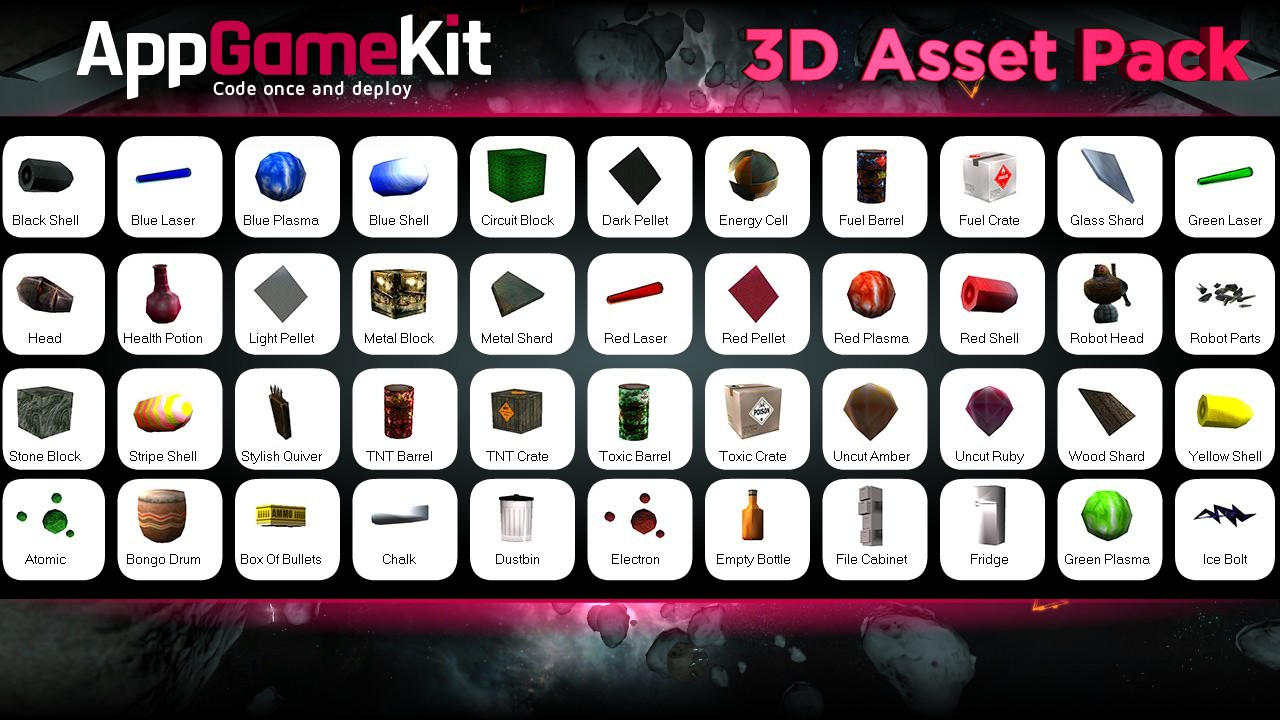 AppGameKit Classic - 3D Asset Pack screenshot