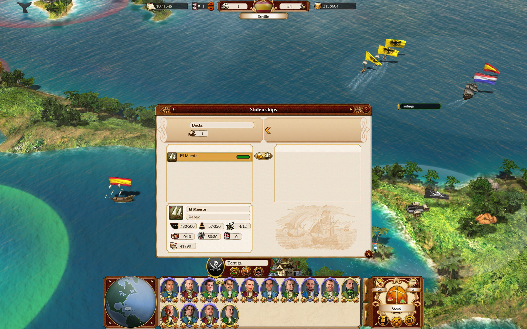 Commander: Conquest of the Americas - Pirate Treasure Chest screenshot