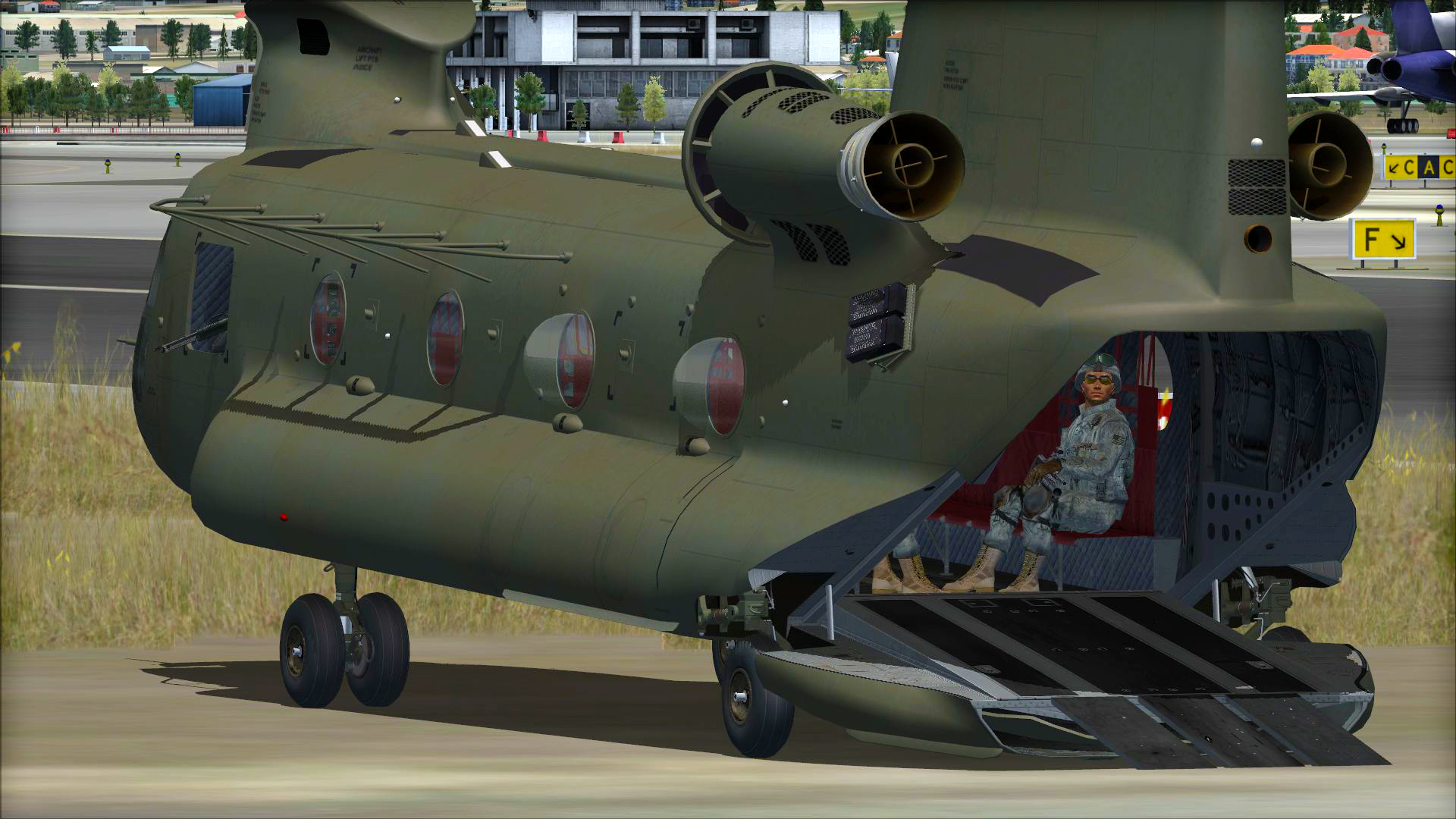FSX Steam Edition: Boeing-Vertol CH-47D Chinook Add-On screenshot