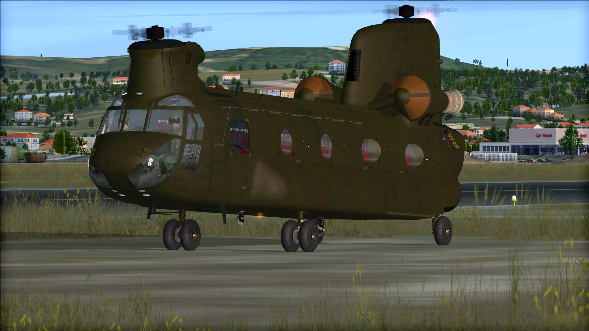 FSX Steam Edition: Boeing-Vertol CH-47D Chinook Add-On screenshot