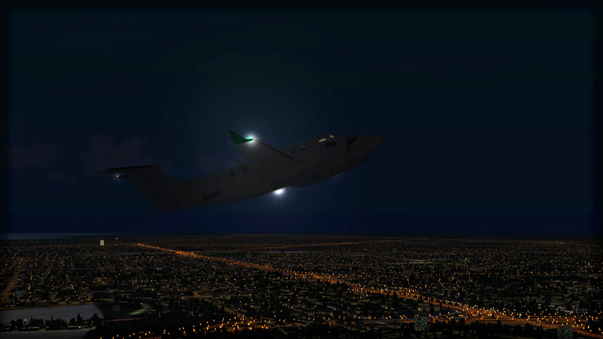 FSX Steam Edition: Night Environment: Florida Add-On screenshot