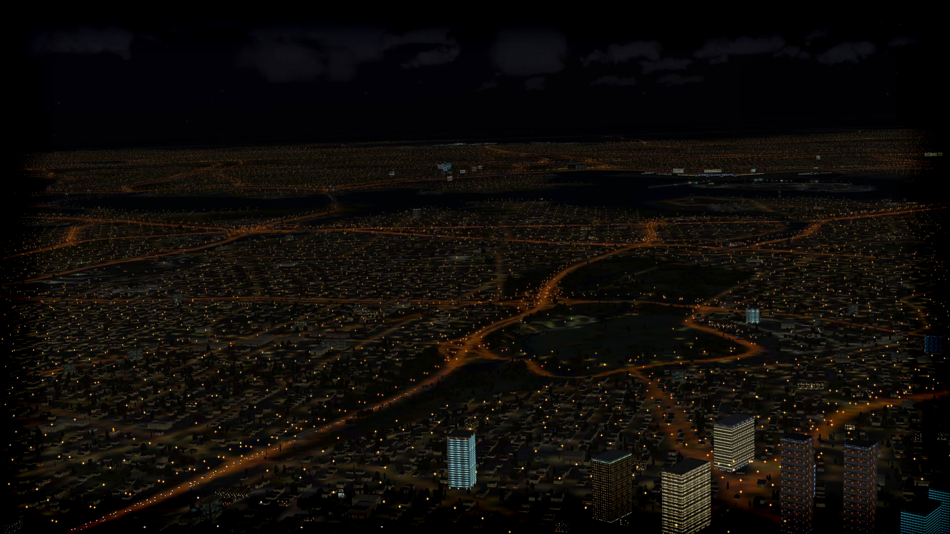 FSX Steam Edition: Night Environment: New York Add-On screenshot