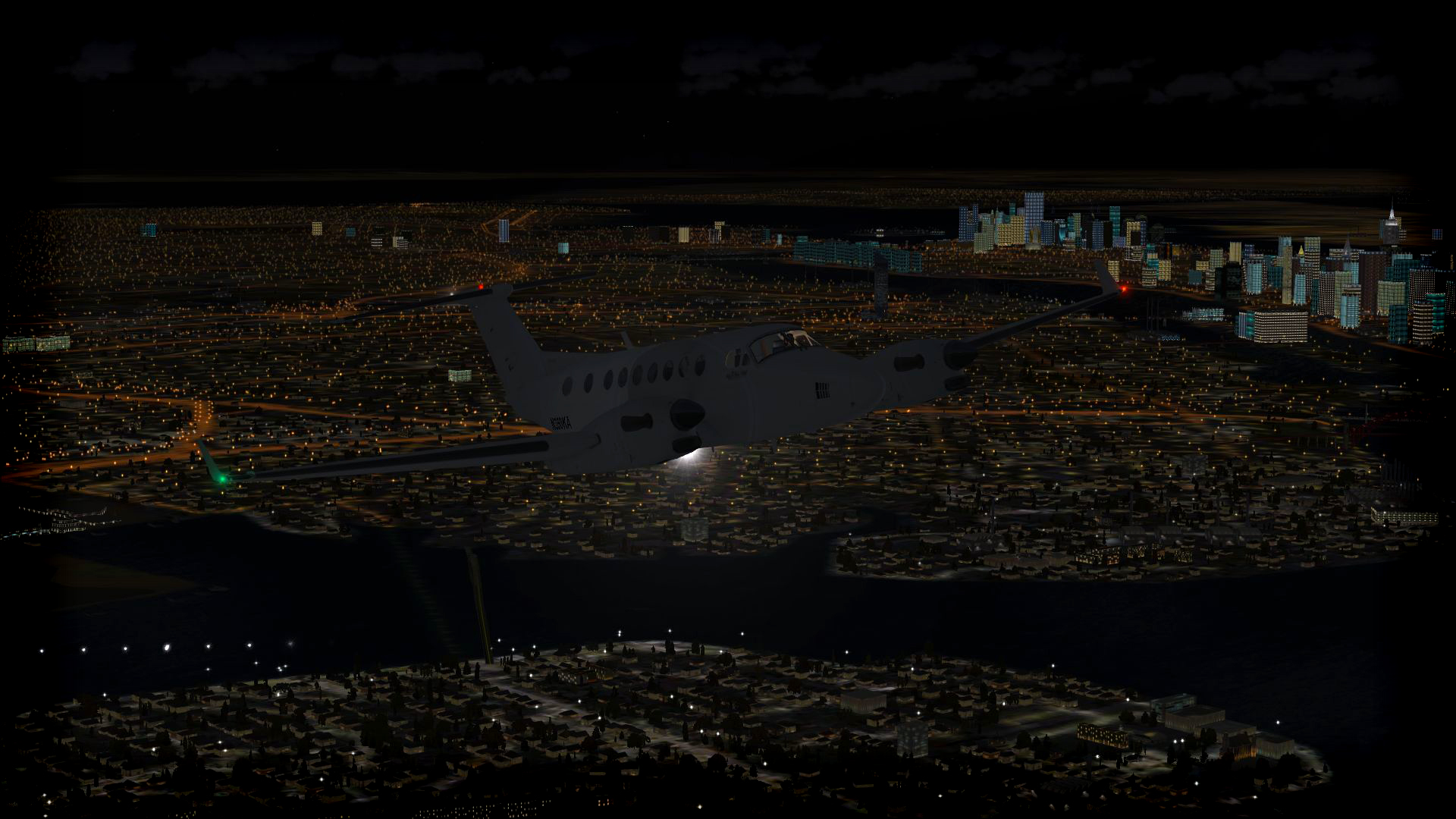 FSX Steam Edition: Night Environment: New York Add-On screenshot