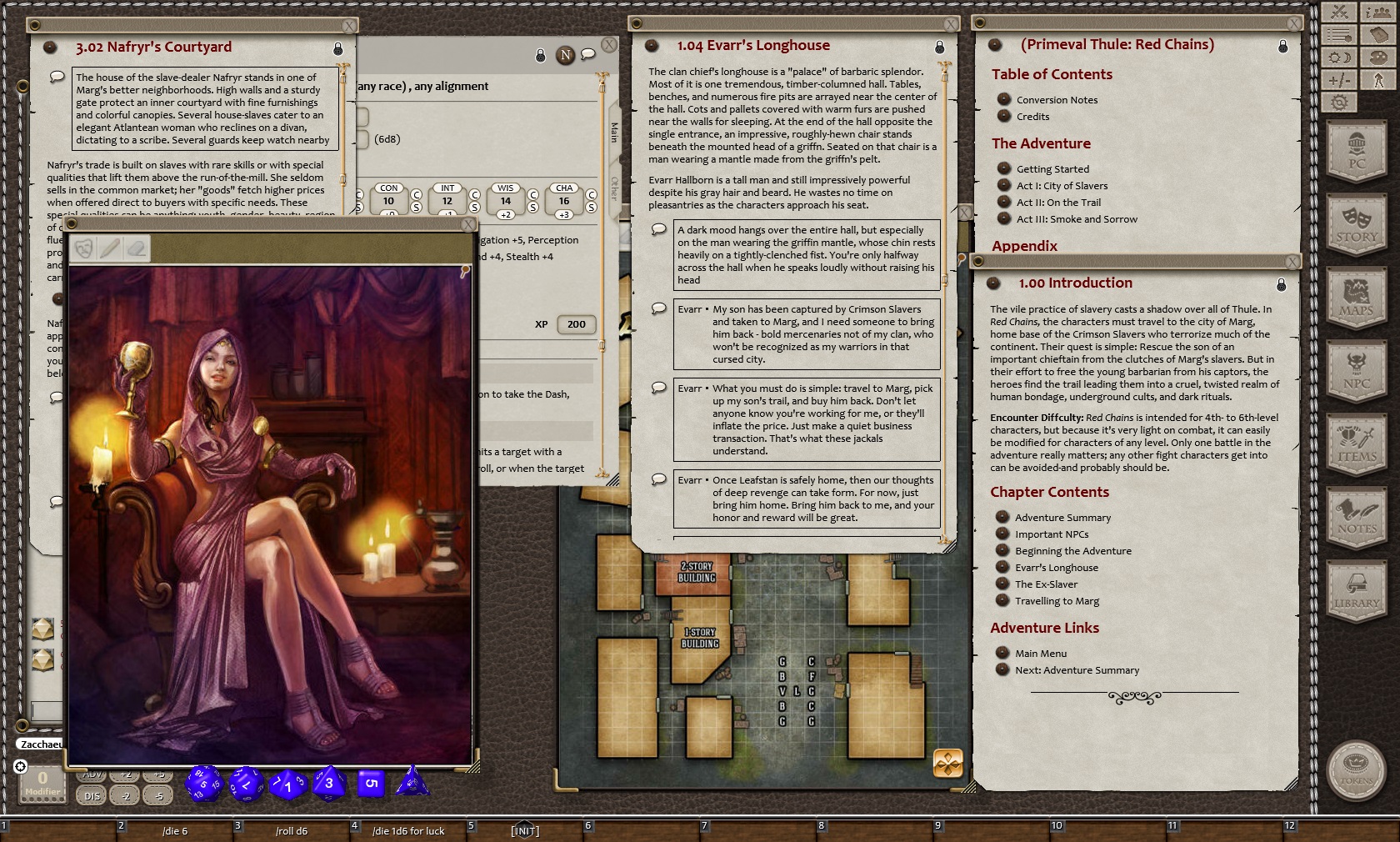 Fantasy Grounds - 5E: Primeval Thule: Red Chains screenshot
