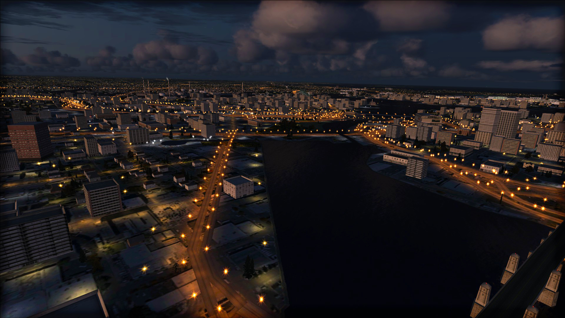 FSX Steam Edition: Night Environment: Massachusetts Add-On screenshot