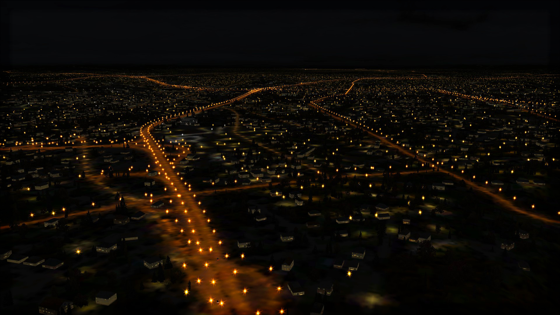 FSX Steam Edition: Night Environment: Pennsylvania Add-On screenshot