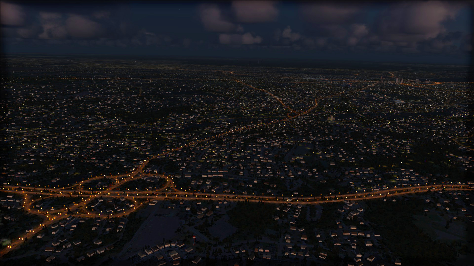 FSX Steam Edition: Night Environment: Rhode Island Add-On screenshot