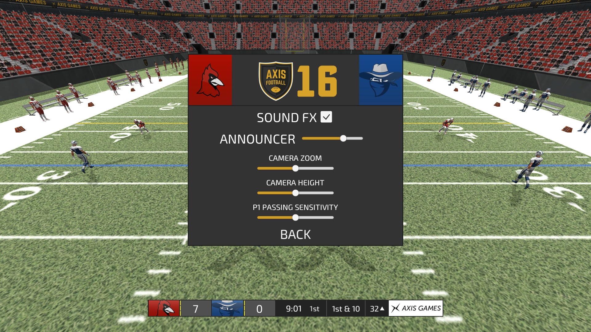 Axis Football 2016 screenshot