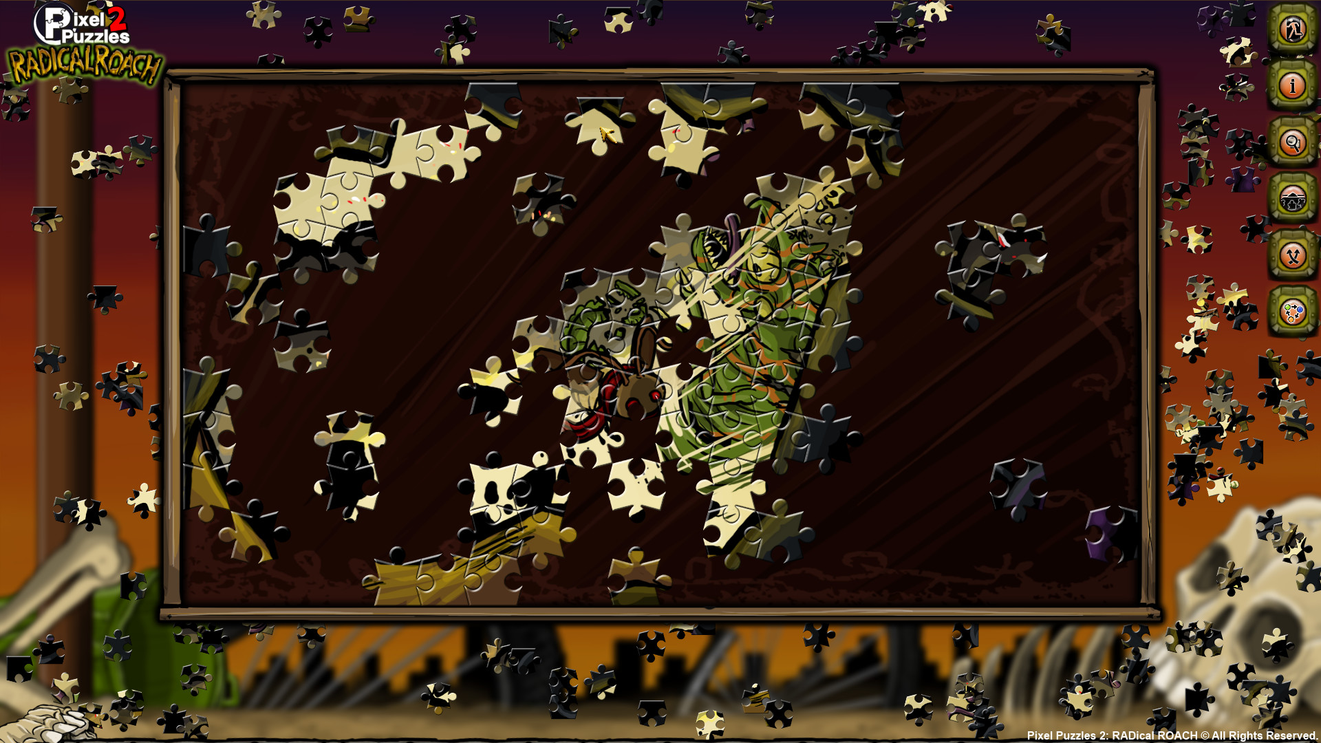 Pixel Puzzles 2: RADical ROACH screenshot