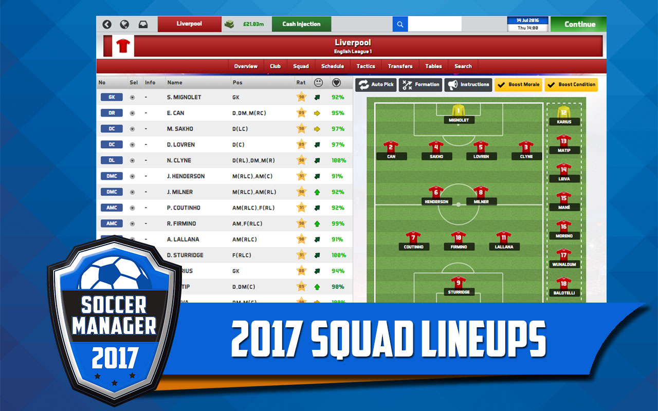 Soccer Manager 2017 screenshot