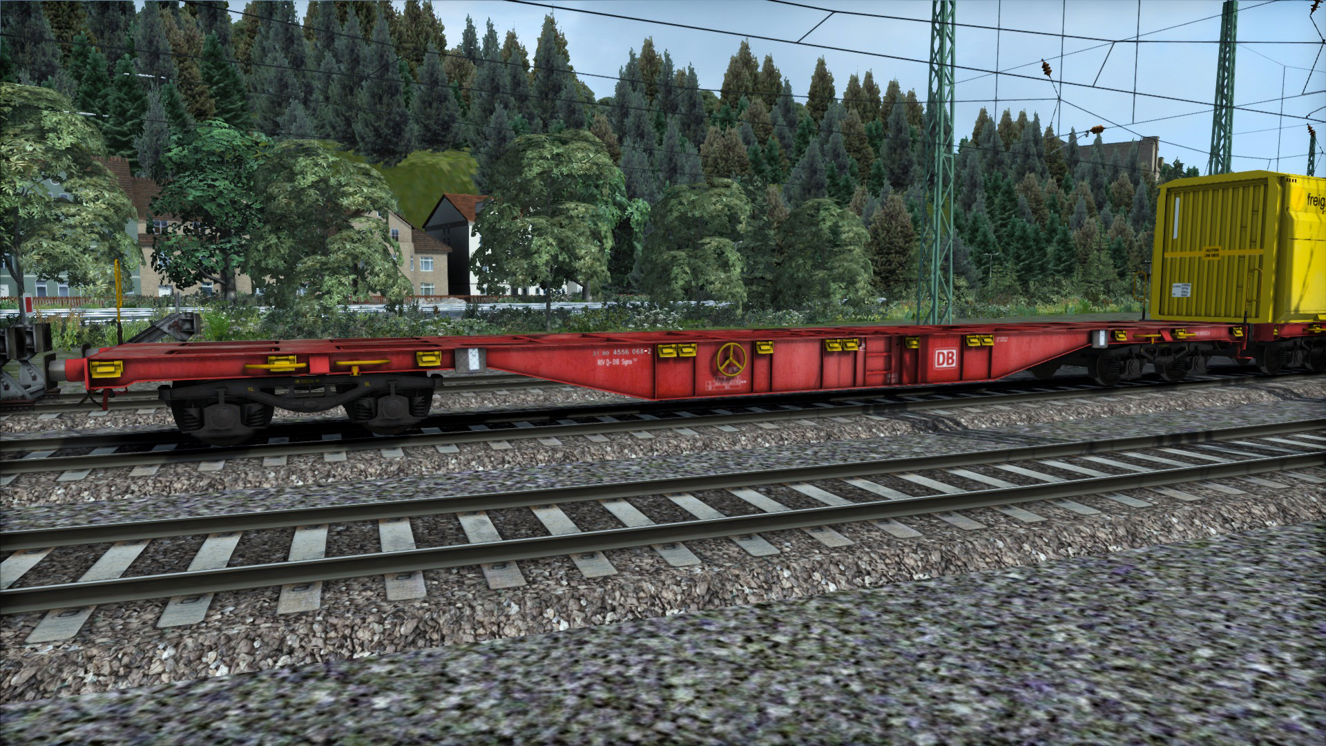 TS Marketplace: DB Sgns Container Wagon Pack screenshot