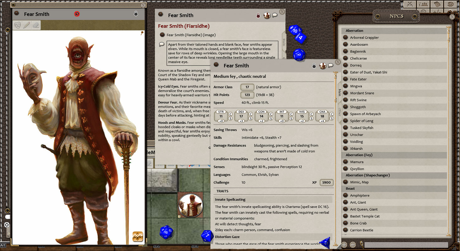 Fantasy Grounds - 5E: Tome of Beasts screenshot
