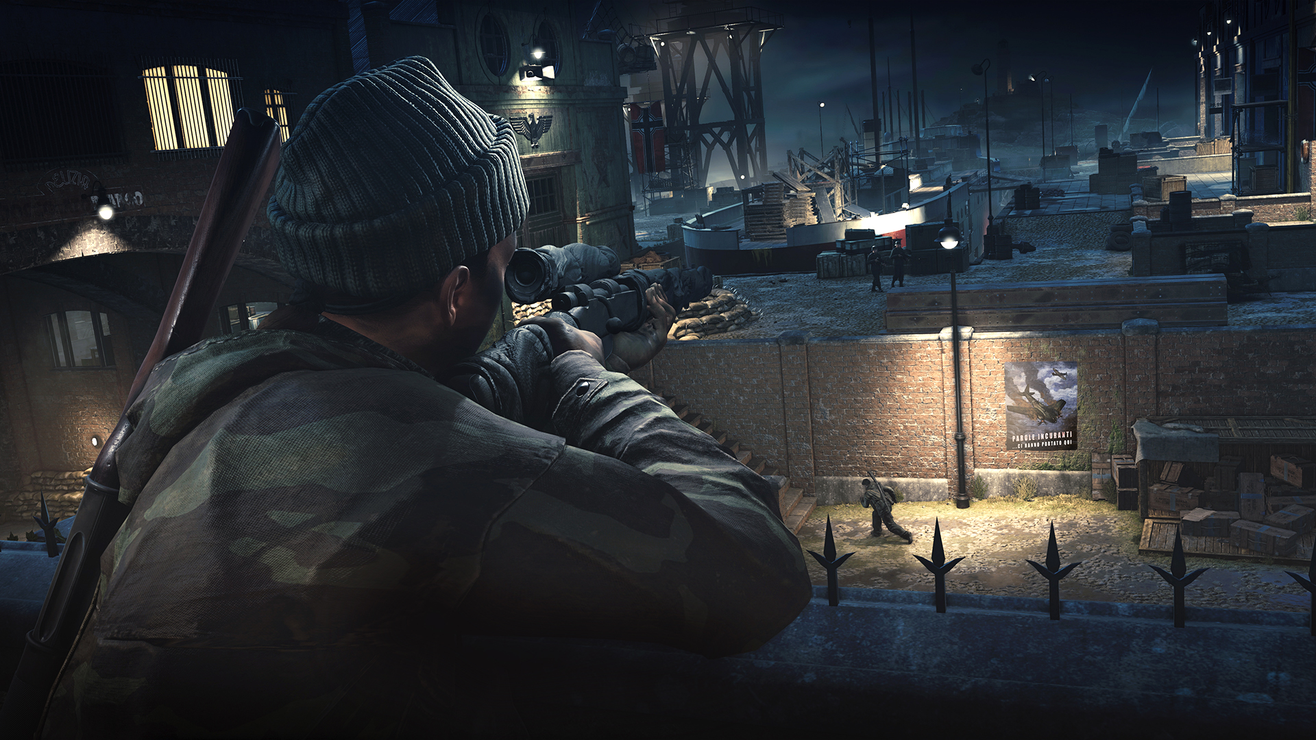 Sniper Elite 4 - Night Fighter Expansion Pack screenshot