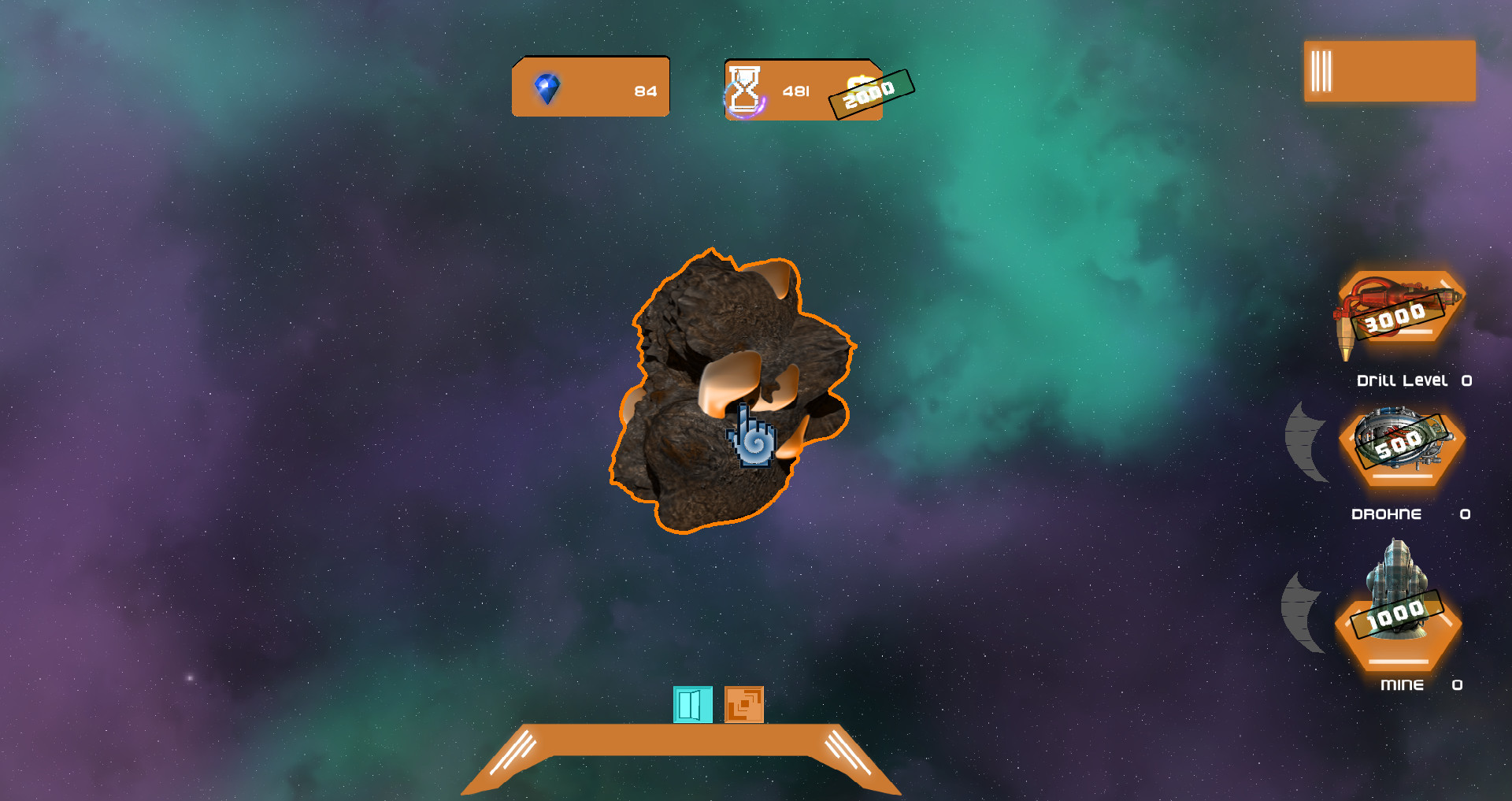 Click Space Miner screenshot