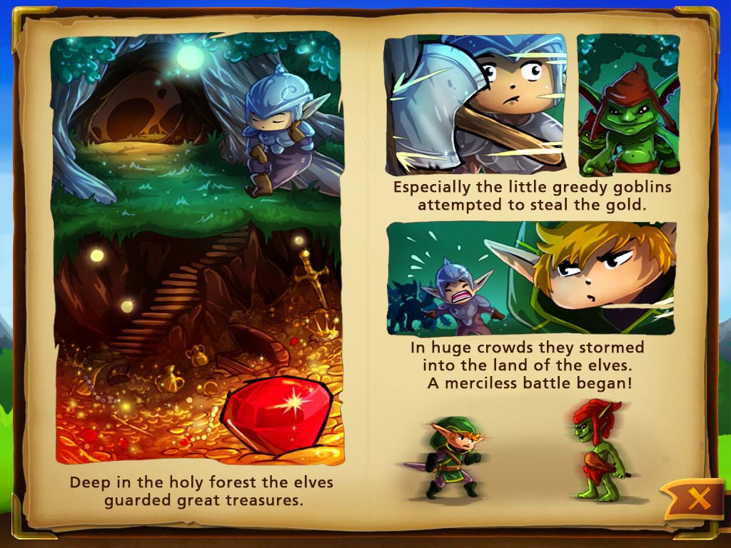 Elves vs Goblins Defender screenshot