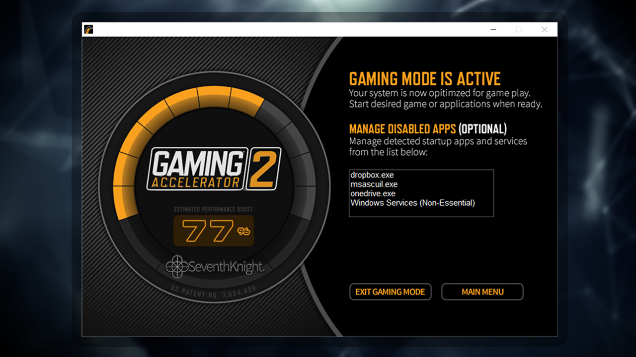 Gaming Accelerator 2 screenshot