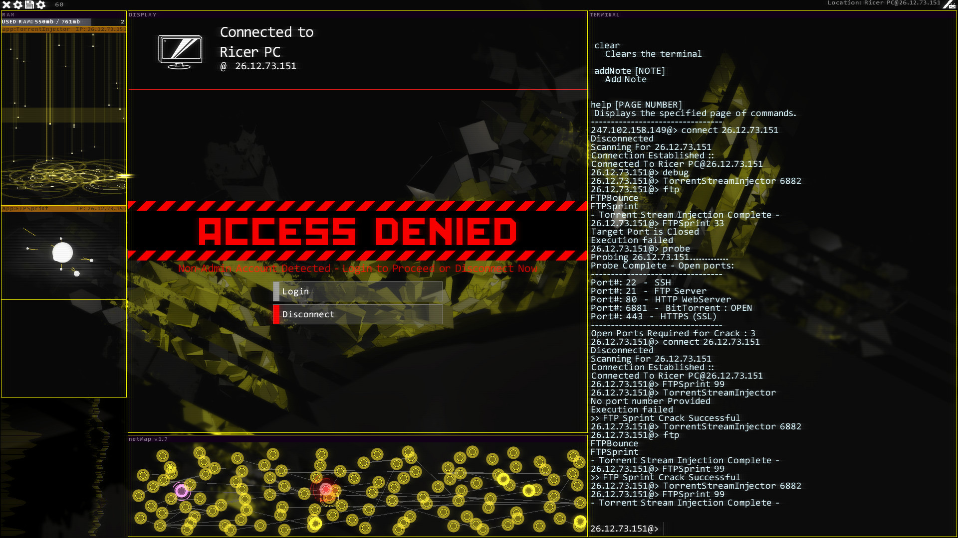 Hacknet - Labyrinths screenshot