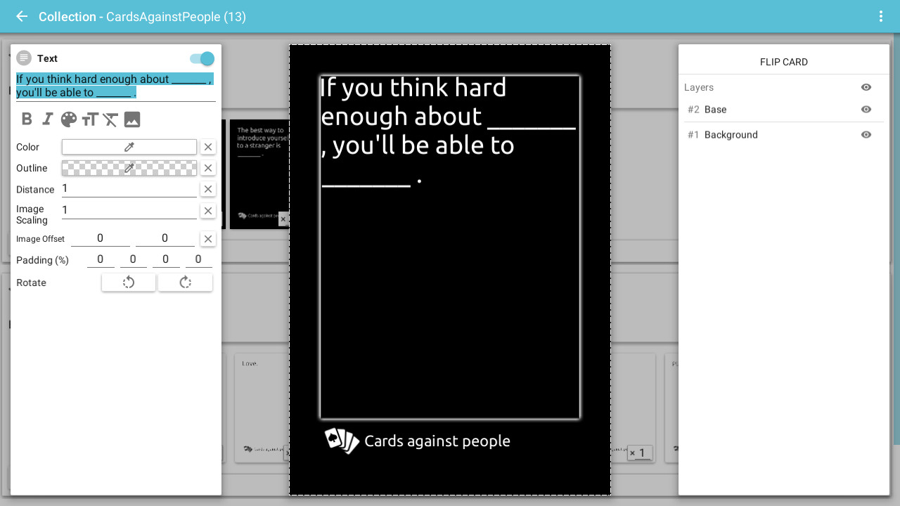 Card Creator screenshot