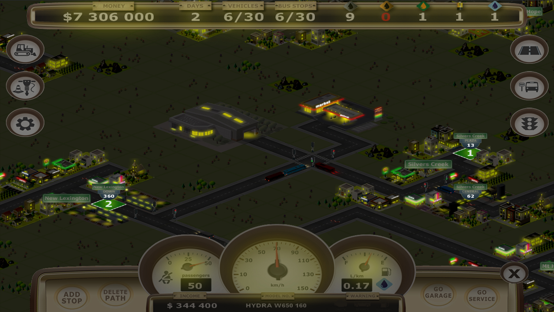 Bus Tycoon ND (Night and Day) screenshot