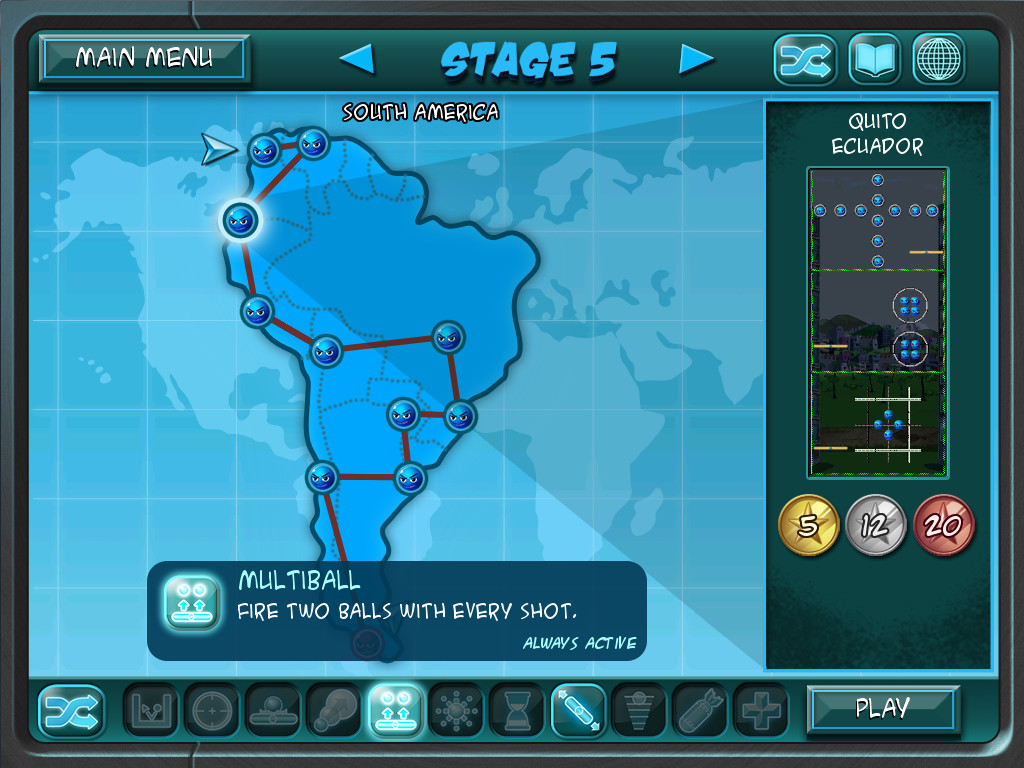 Despite the lack of multiplayer community Evil Orbs has a lot of content