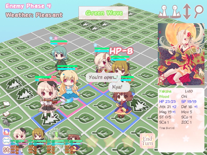 Moekuri: Adorable + Tactical SRPG screenshot