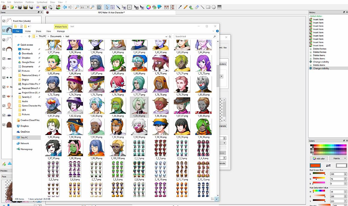 Game Character Hub: Portfolio Edition screenshot