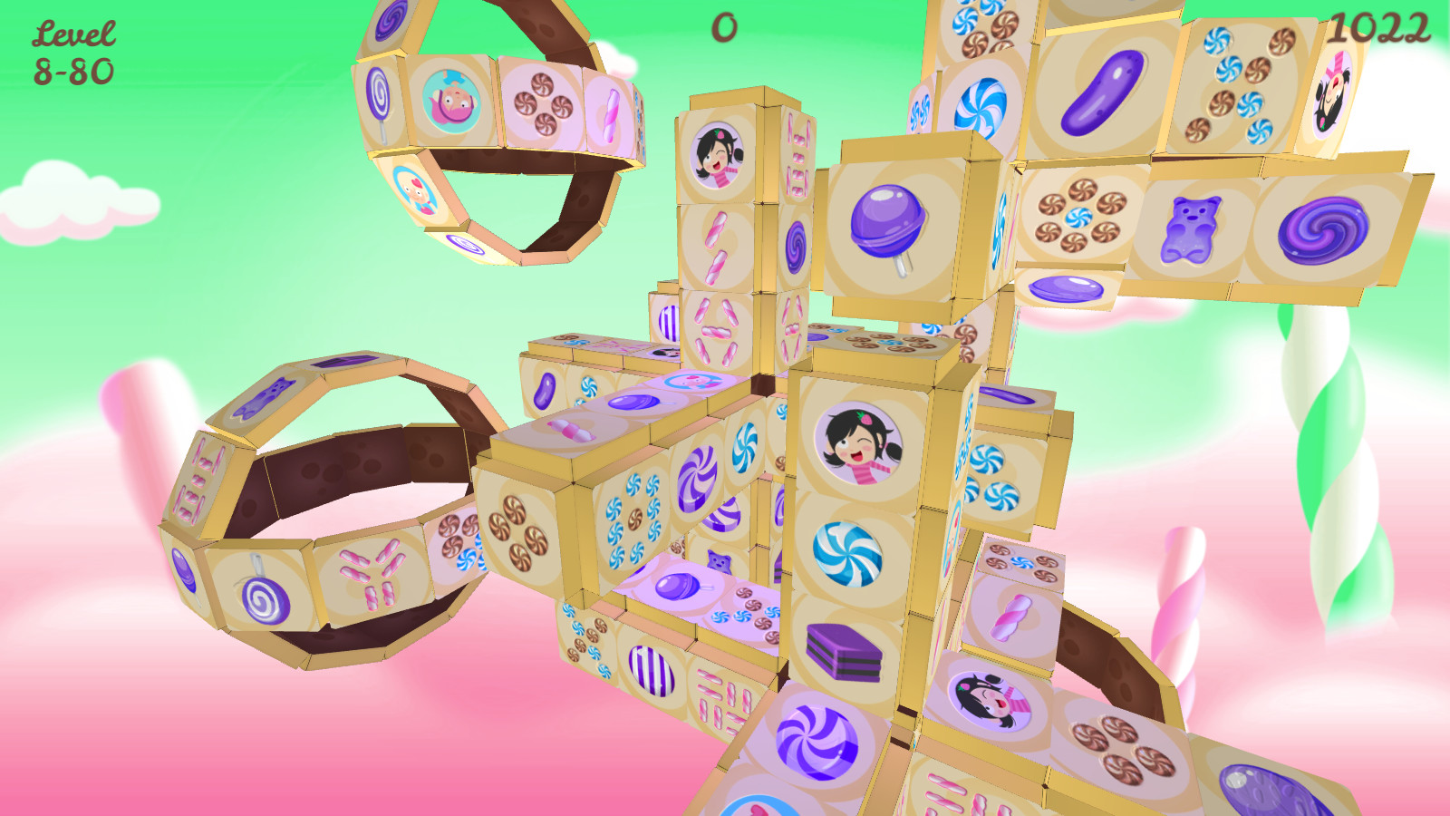Sweet Candy Mahjong screenshot