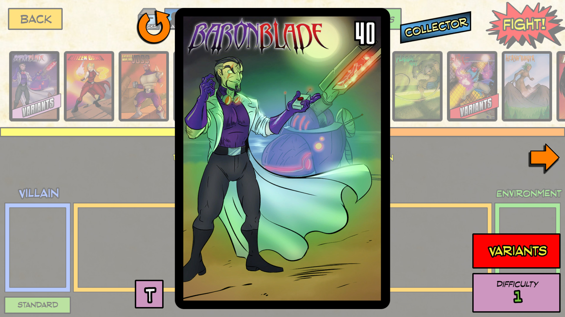 Sentinels of the Multiverse - Digital Foil Villain Collector's Pack screenshot