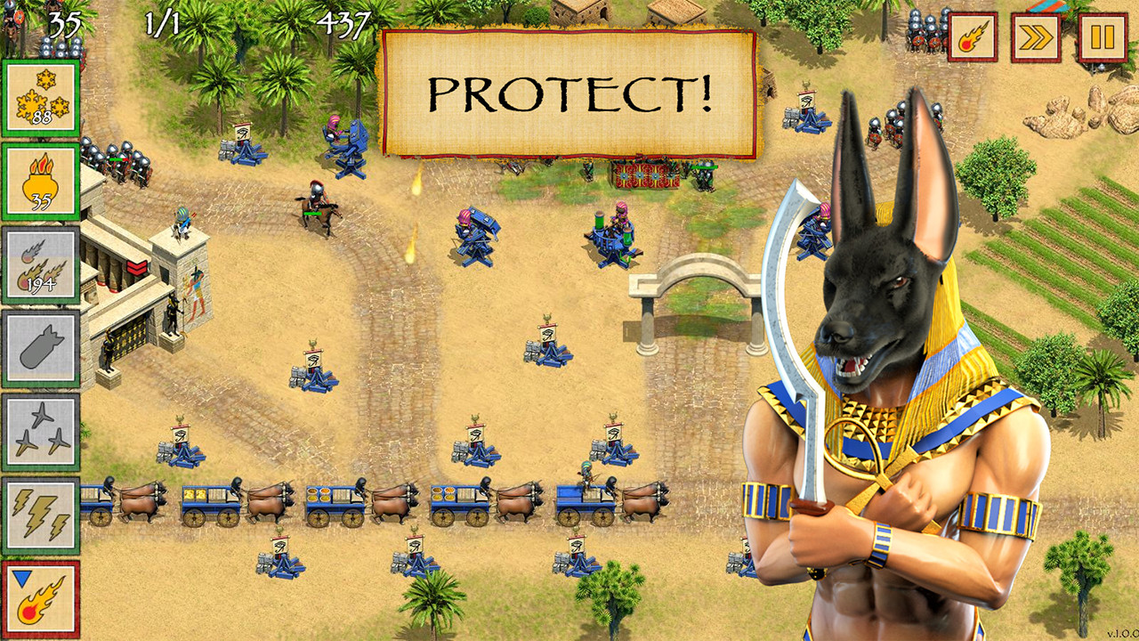 Defense of Egypt: Cleopatra Mission screenshot