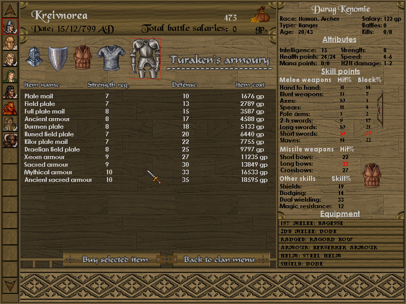 Battles of Norghan Gold Version screenshot