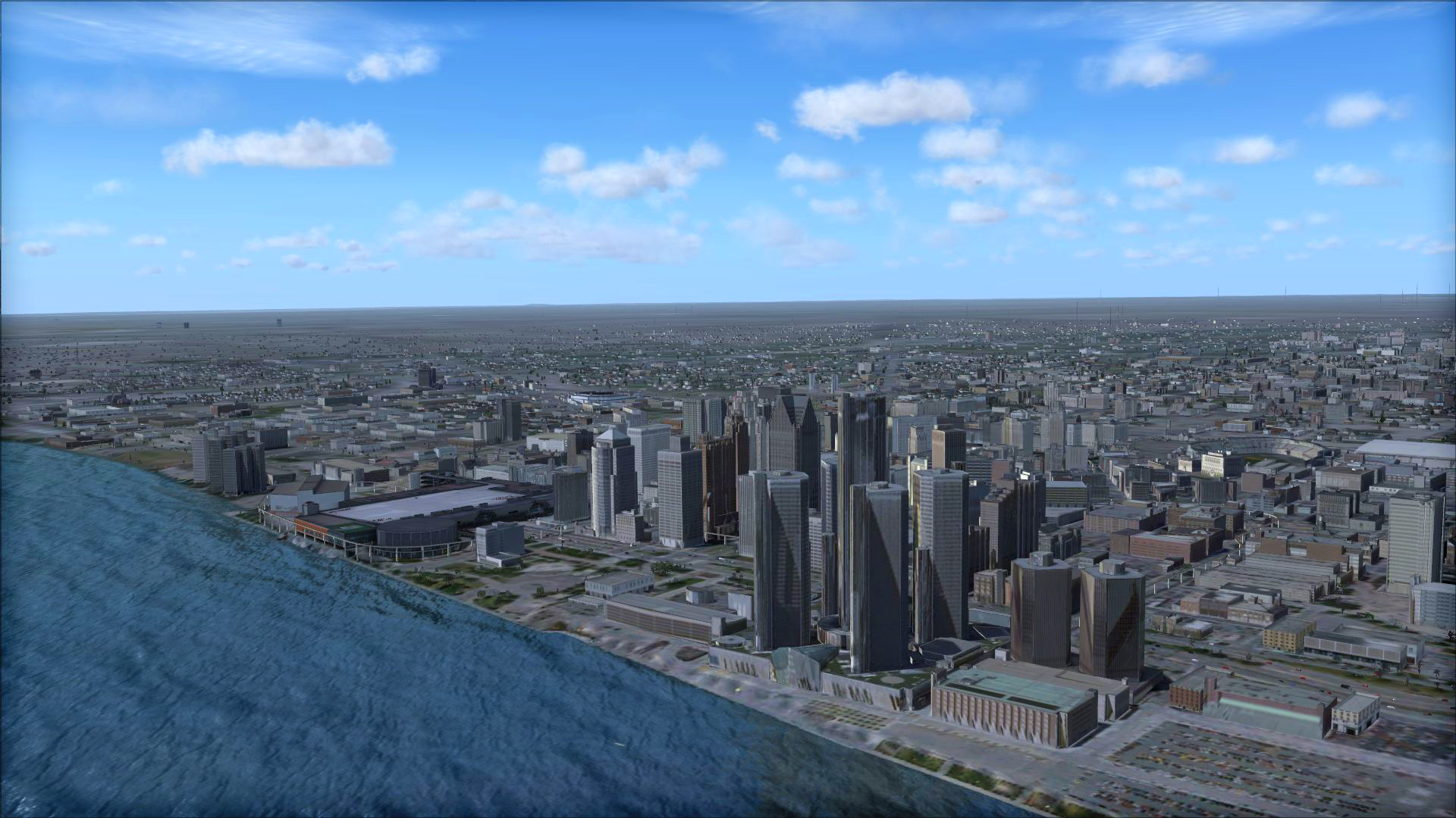 FSX Steam Edition: US Cities: Detroit Add-On screenshot
