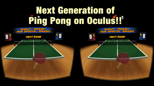 скриншот VR Swing Table Tennis Oculus 1