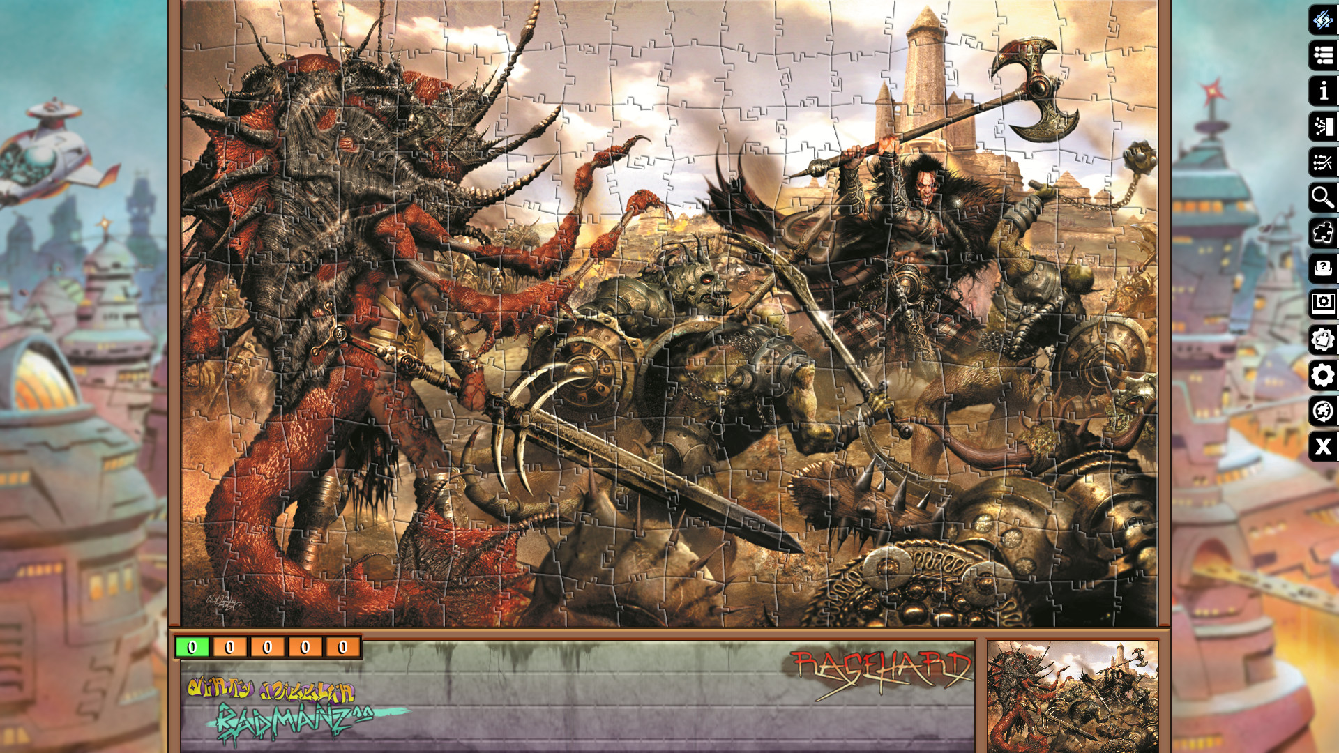 Pixel Puzzles Ultimate - Puzzle Pack: 2000 AD screenshot