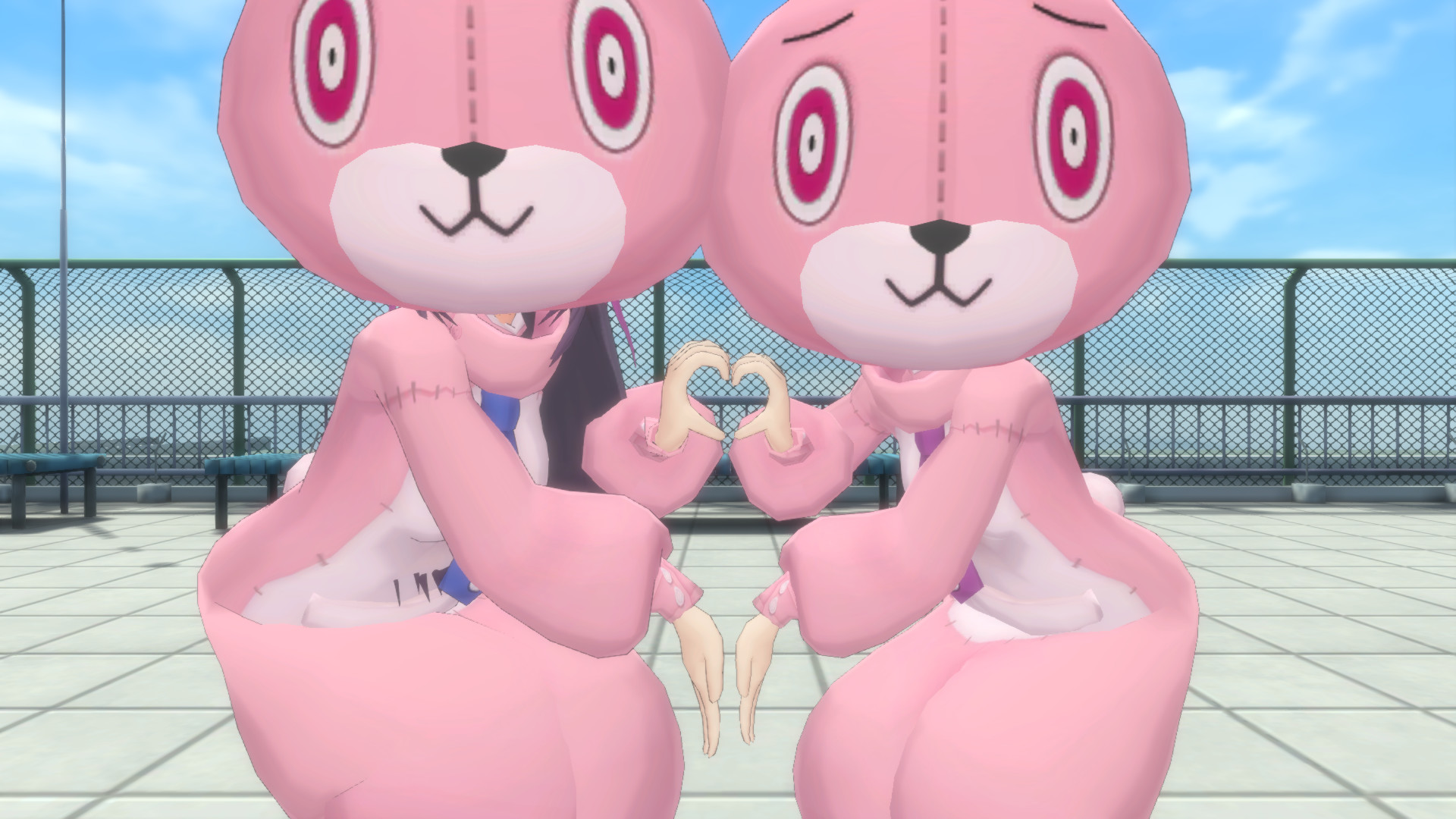 Gal*Gun: Double Peace - 'Bunny Kigurumi' Costume Set screenshot