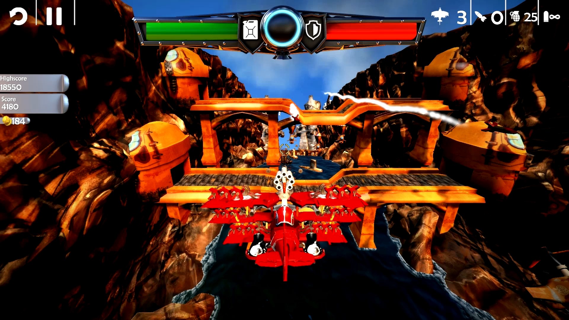 Red Barton and The Sky Pirates screenshot