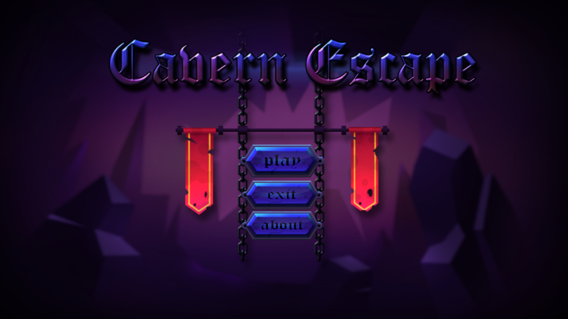 Cavern Escape Extremely Hard game!!! screenshot