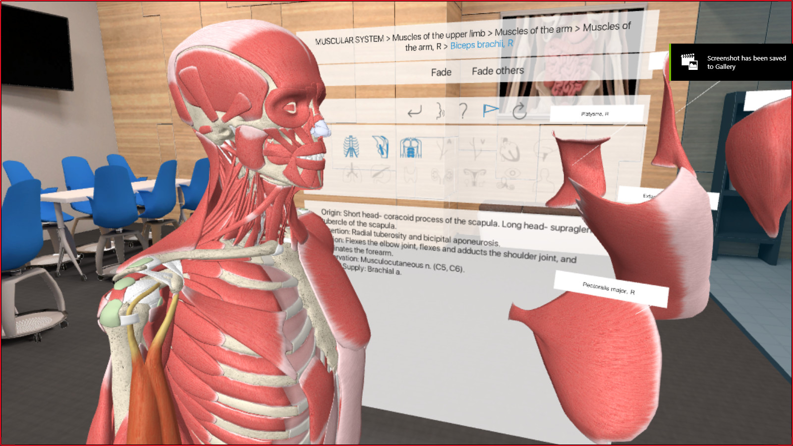 3D Organon VR Anatomy 2018 screenshot