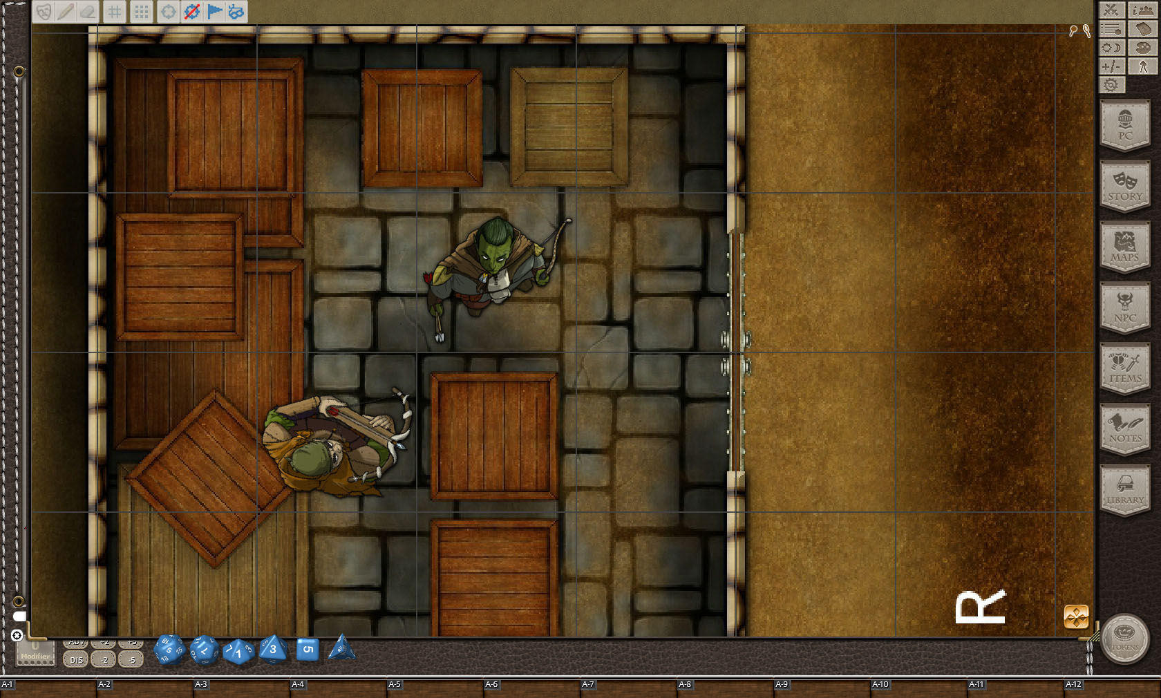 Fantasy Grounds - Adventure Pack: Thieves Guild (Map and Token Pack) screenshot