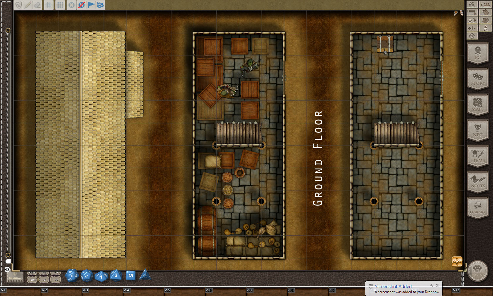 Fantasy Grounds - Adventure Pack: Thieves Guild (Map and Token Pack) screenshot