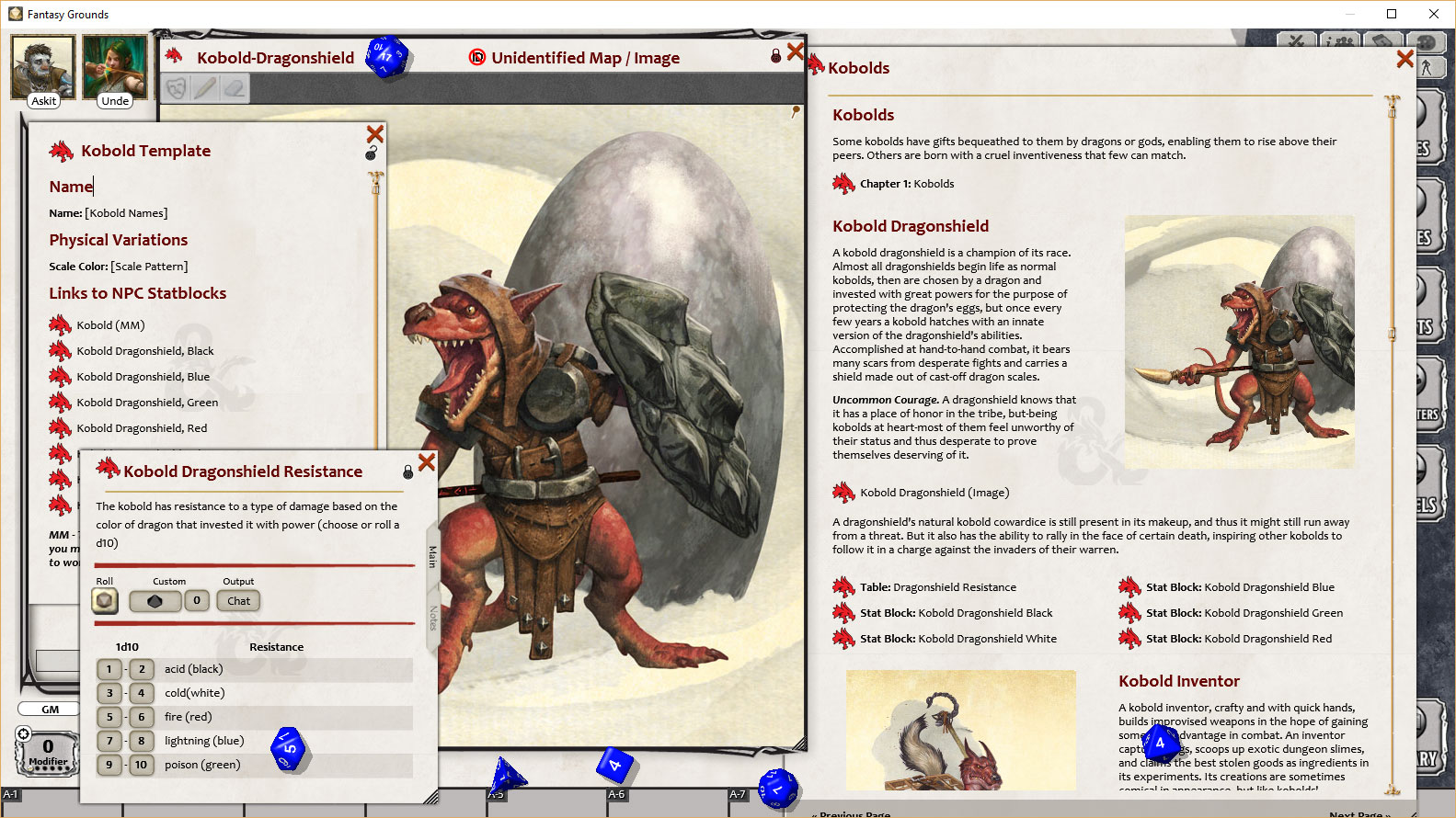Fantasy Grounds - D&D Volo's Guide to Monsters screenshot
