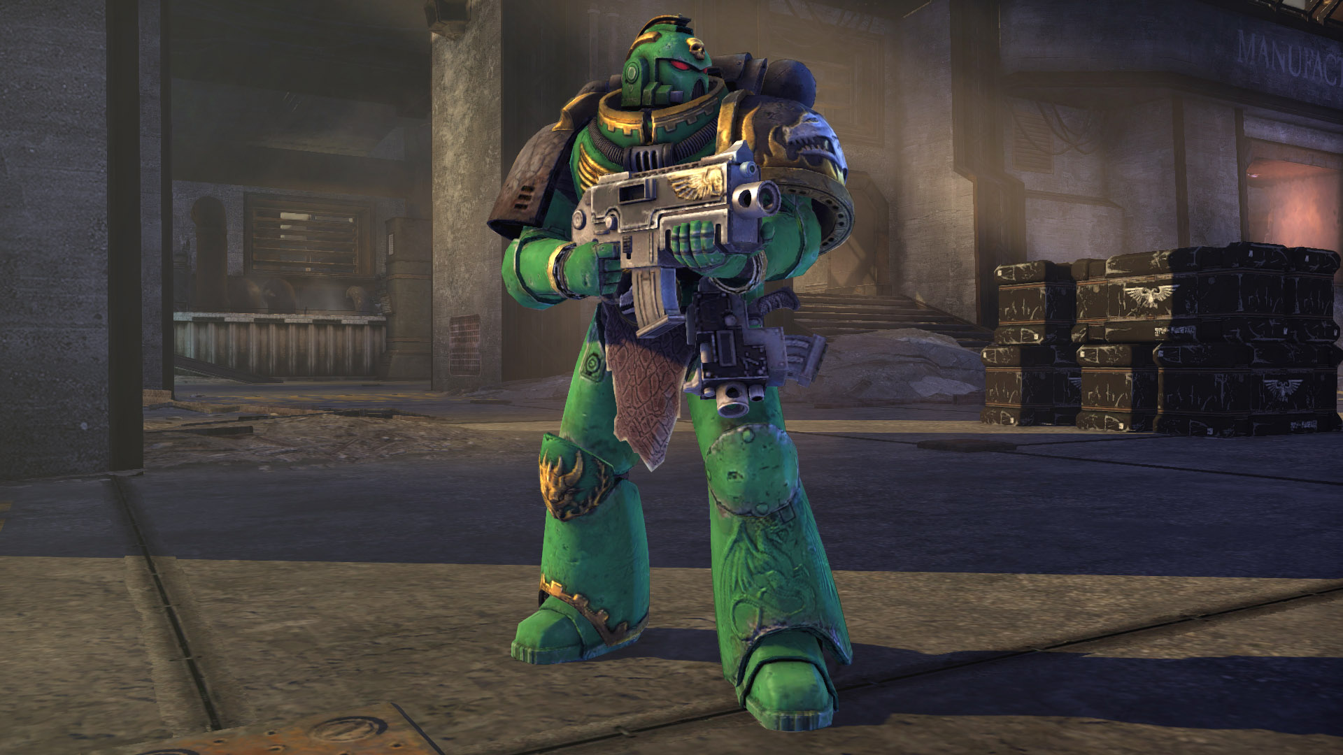 Warhammer 40,000: Space Marine - Salamanders Veteran Armour Set screenshot