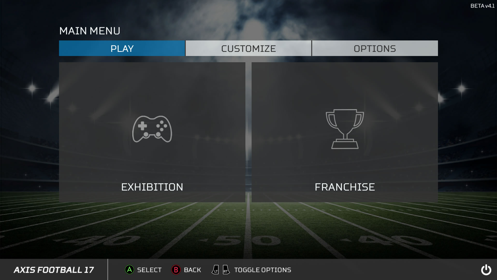 Axis Football 2017 screenshot