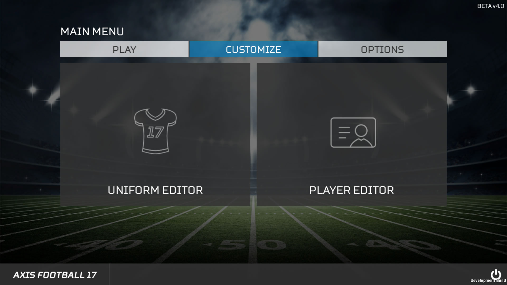 Axis Football 2017 screenshot