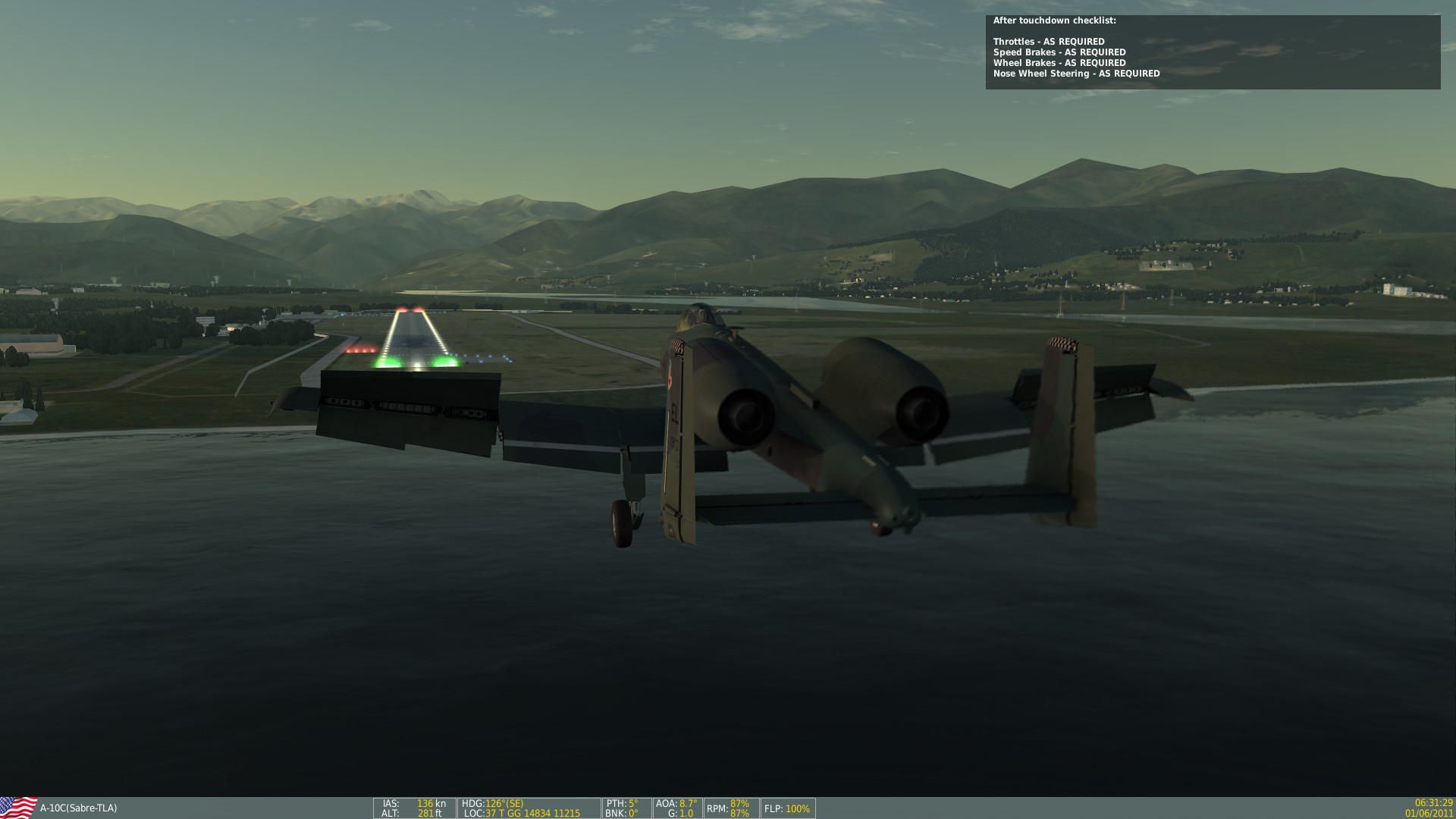 A-10C: Basic Flight Training Campaign screenshot