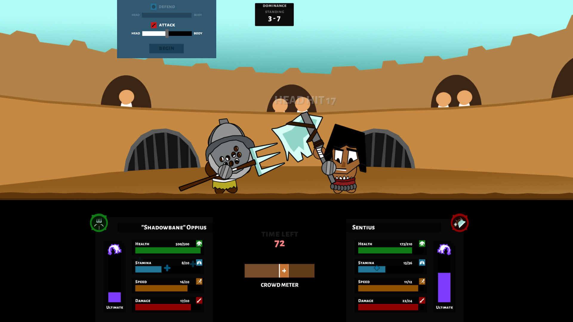 Gladiator School screenshot
