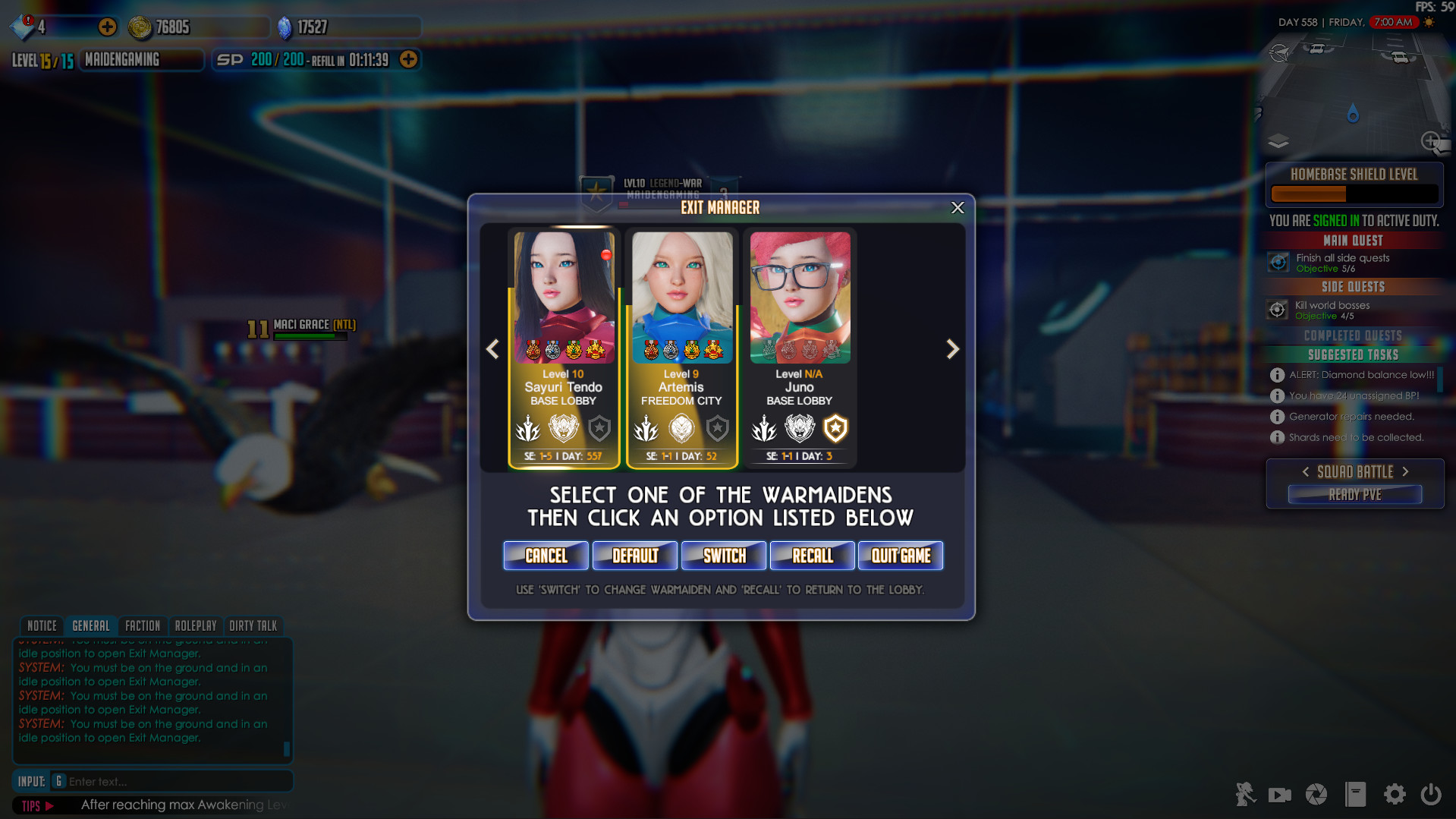 League of Maidens screenshot