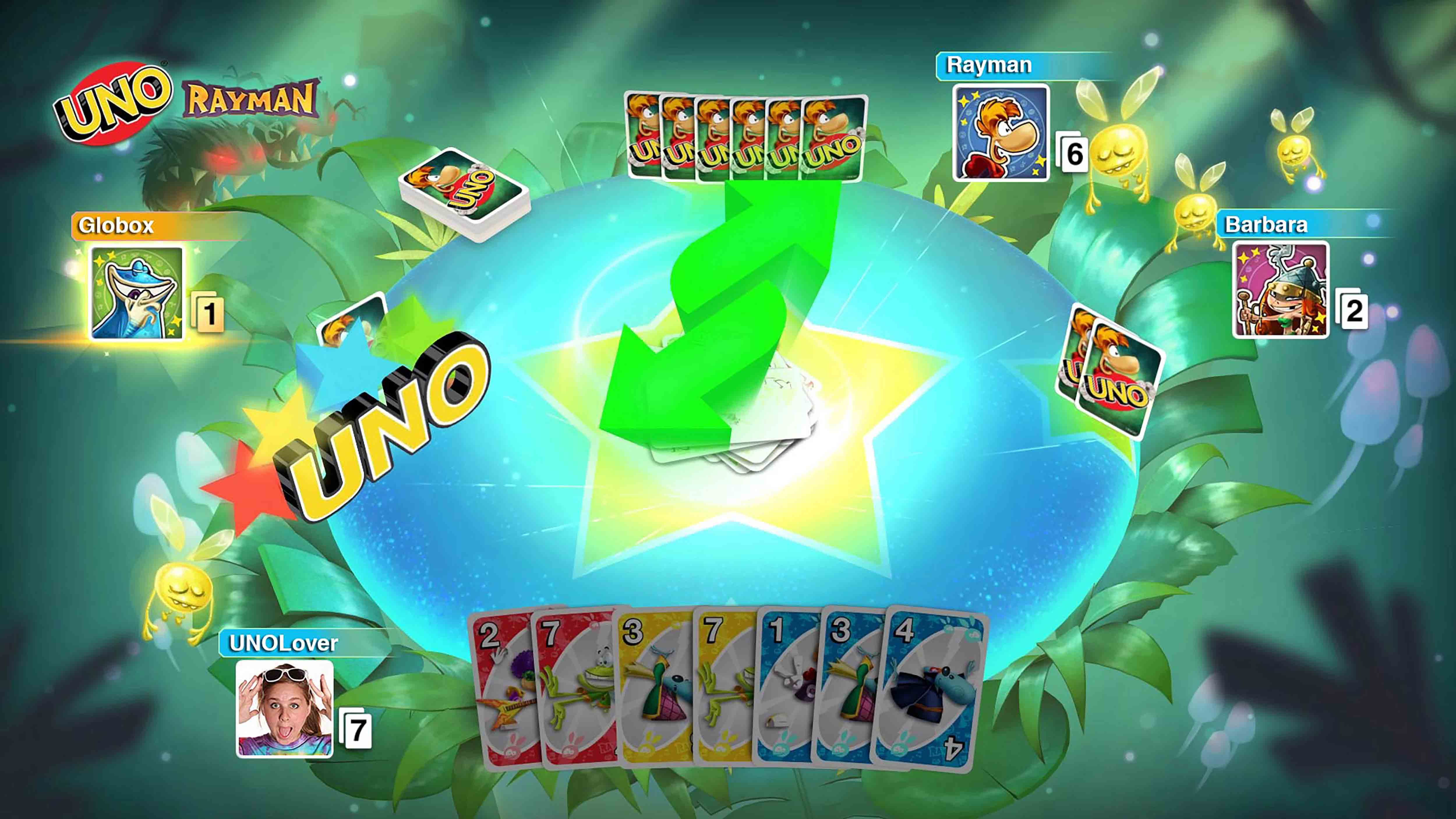 Uno - Rayman Theme Cards screenshot