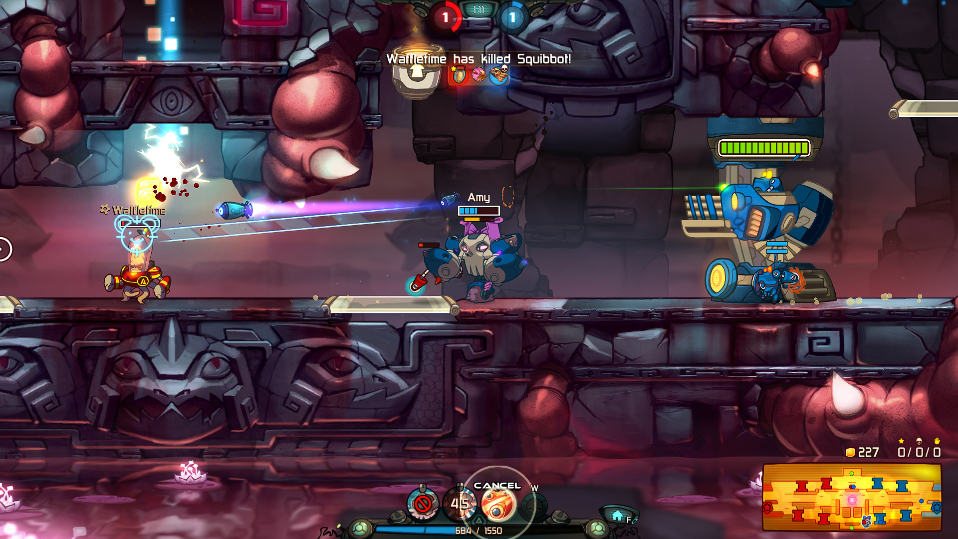 Jimmy and the LUX5000 - Awesomenauts Character screenshot