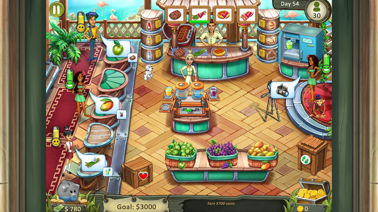 Katy and Bob: Safari Cafe screenshot