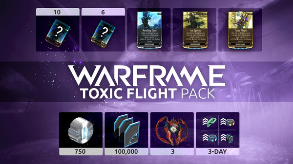 скриншот Warframe: Toxic Flight Pack 0